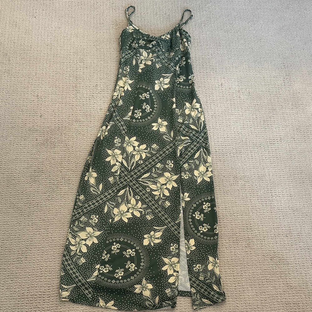 Urban Outfitters Olive Floral maxi dress